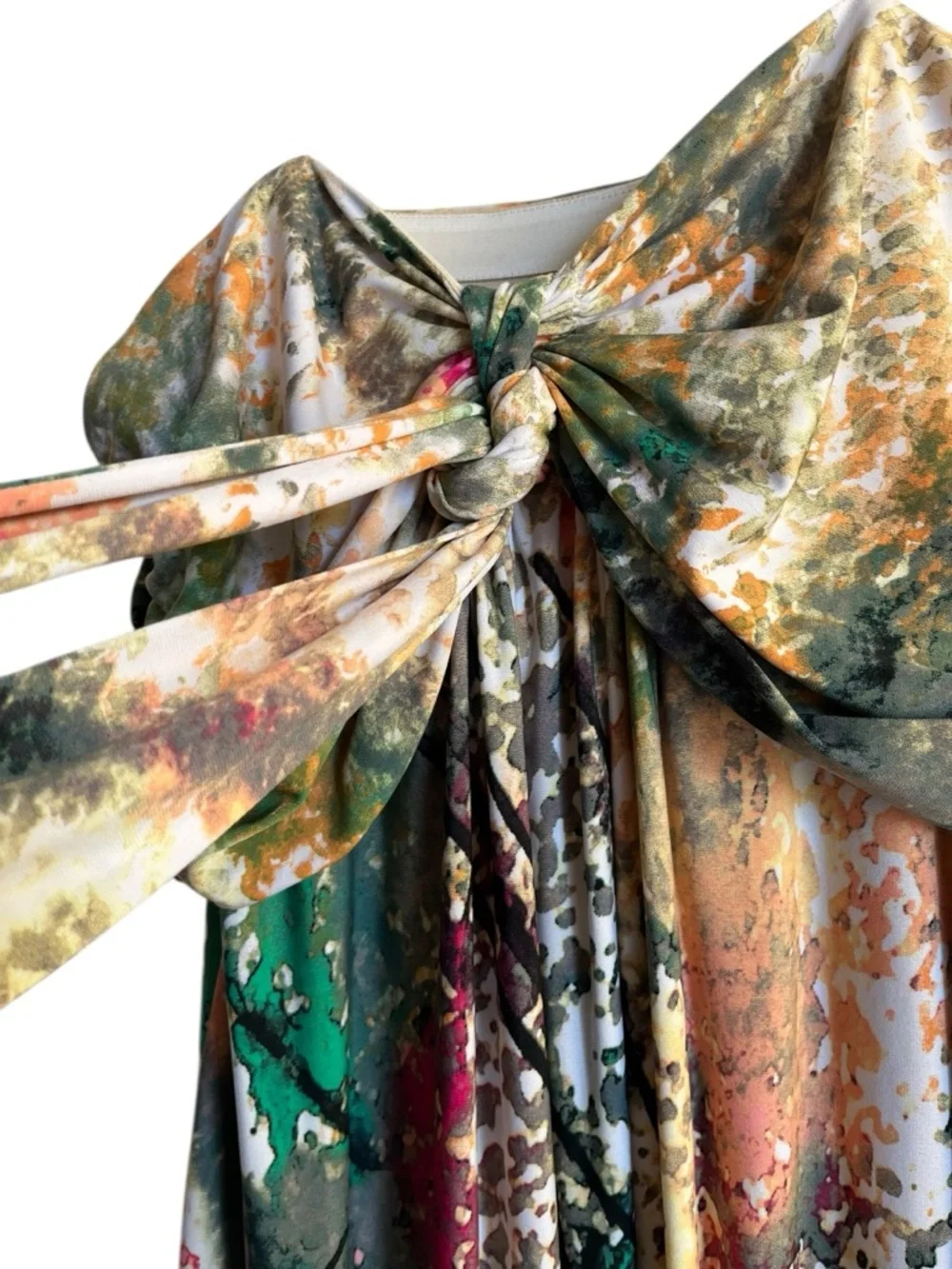 Joseph Ribkoff Strapless Maxi Dress Abstract Print Formal Size 12 - Picture 8 of 13